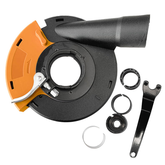 Basic 125mm (5") Dust Shroud with brush skirt