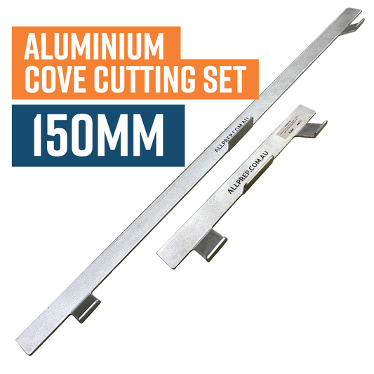 Aluminium Coving Cutter Set - Includes 1x 1300mm and 1x 500mm length @ 150mm high