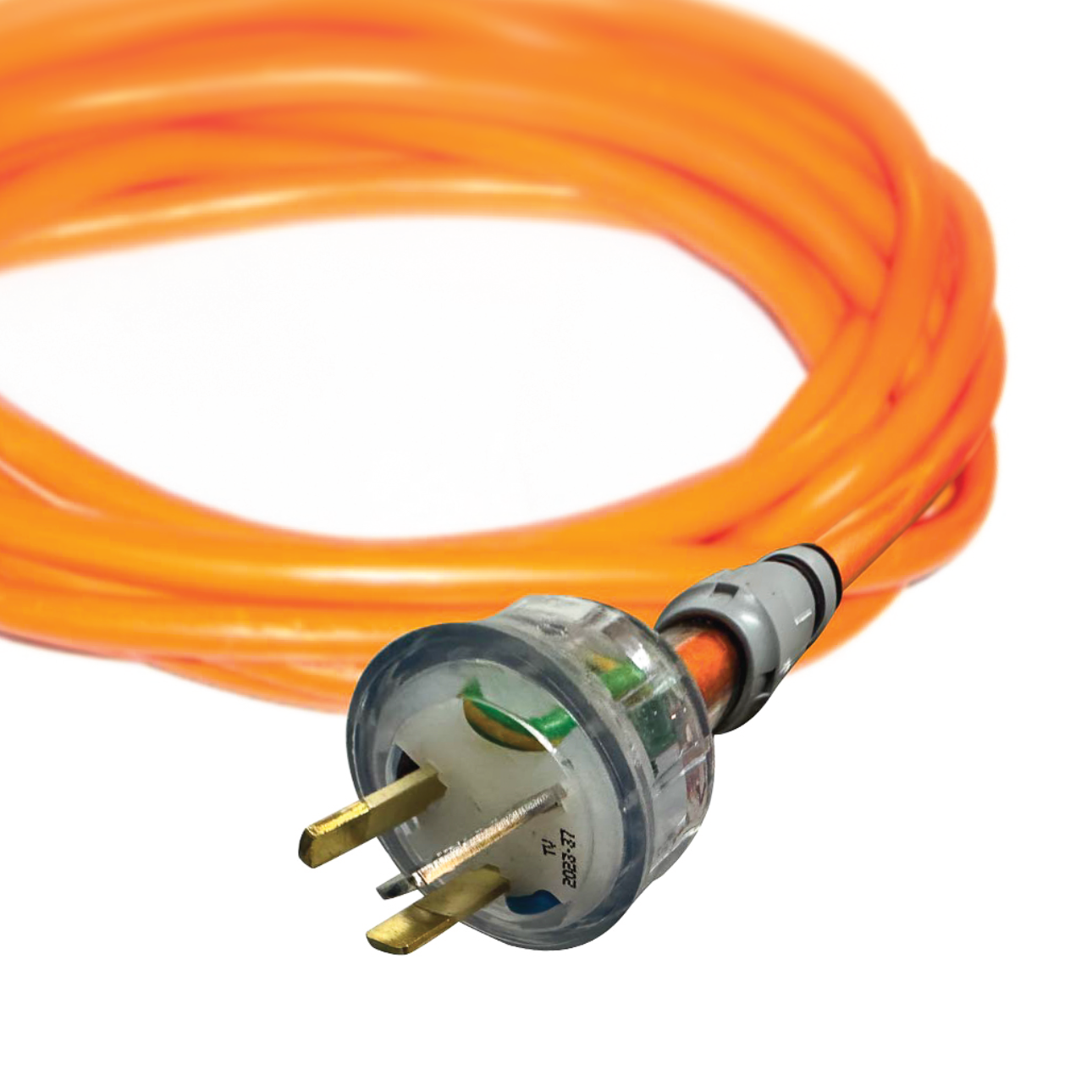 Lead Plug Extension Lead Heavy Duty 25m Single Phase 2.5mm core with 10amp Plug ...