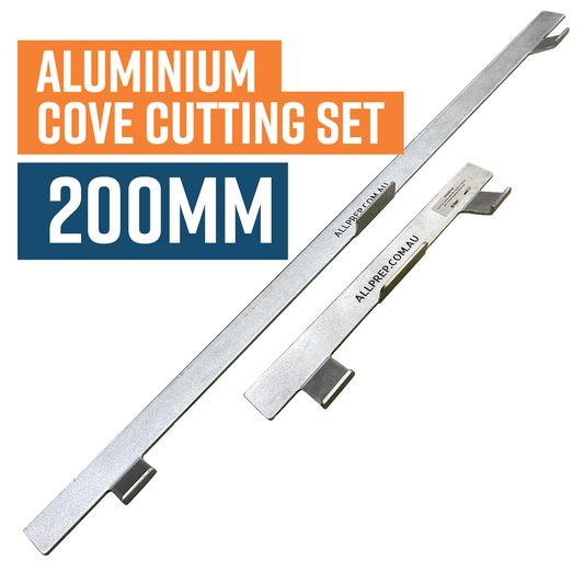Aluminium Coving Cutter Set - Includes 1x 1300mm and 1x 500mm length @ 200mm high