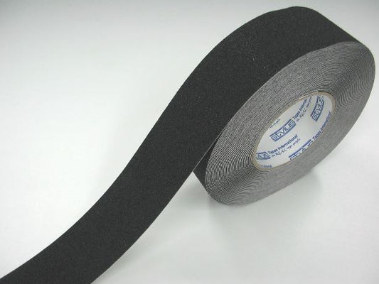 Anti-Slip Tape 24mm x 18m Roll - Black - best used on stair treds