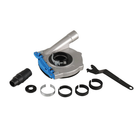 Basic 125mm (5") Aluminium Dust Shroud with brush skirt