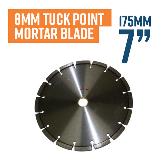 175mm (7'') x 8mm Tuck Point Blade