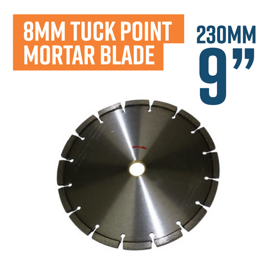 230mm (9'') x 8mm Tuck Point Blade