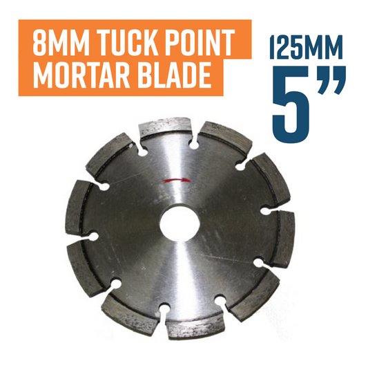 125mm (5'') x 8mm Tuck Point Blade