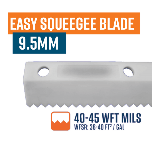 26"/ 660mm Orange 9.5mm V Notch Easy Squeegee with 40-45 WFT Mils Blade