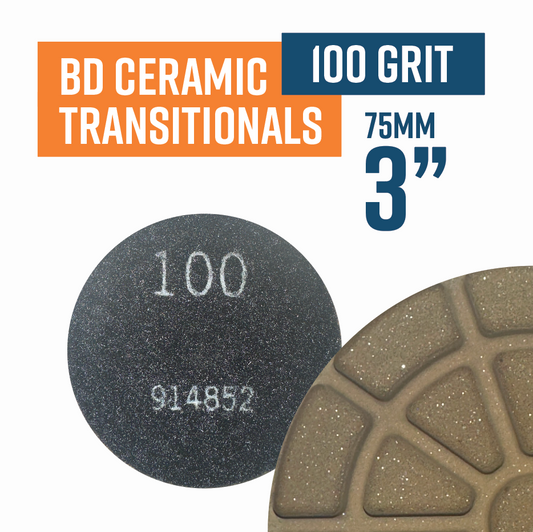 BD Ceramic Bond Matrix Transitional Resin Pad 100 grit - for a superior floor with reduced steps

PRO SERIES