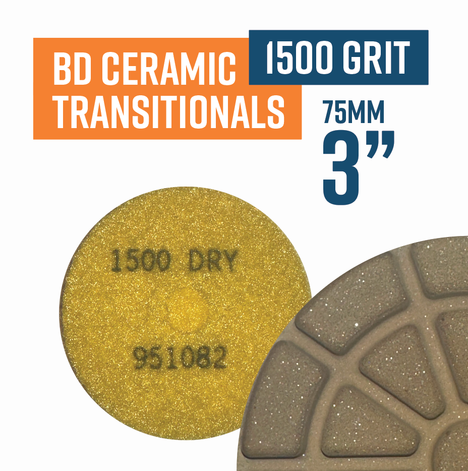 BSD Ceramic Transitional Pad 1500 Grit