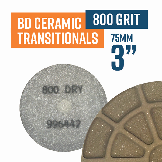 BD Ceramic Bond Matrix Pad 800 grit - for a superior floor with reduced steps

PRO SERIES