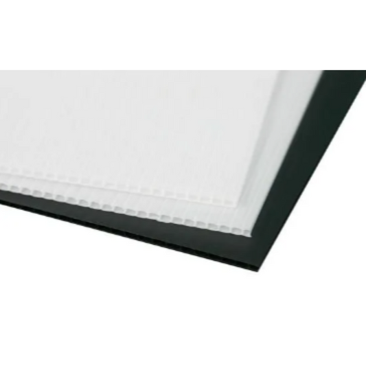 Corflute Protective Sheeting - Black 2.4 x 1.2m x 2.5mm thick (pack of 20)