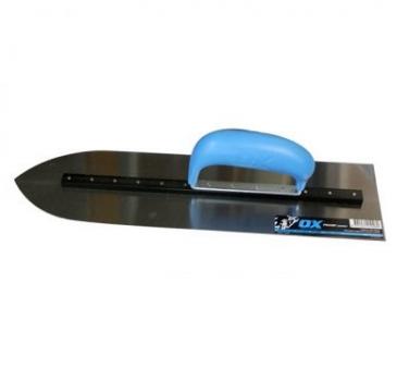 OX Professional 115 x 500mm S/S Pointed Finishing Trowel