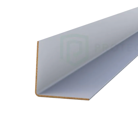 Cardboard Corner Protector - White 60mm x 60mm x 2.1m (4mm thick)