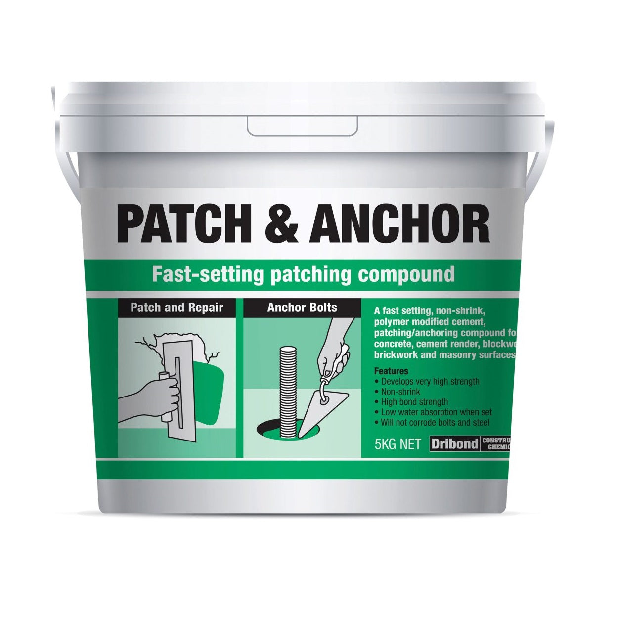 PATCH & ANCHOR 20kg Bag - a Dribond Product