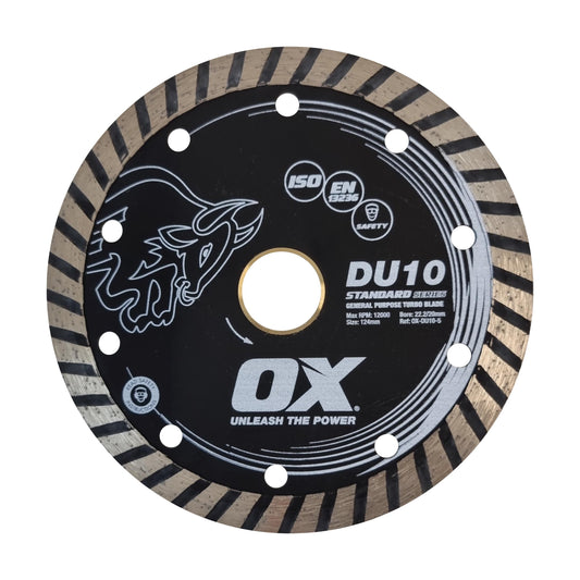 100mm (4") OX General Purpose Turbo Diamond Cutting Blade 25.4mm/ 22.2mm