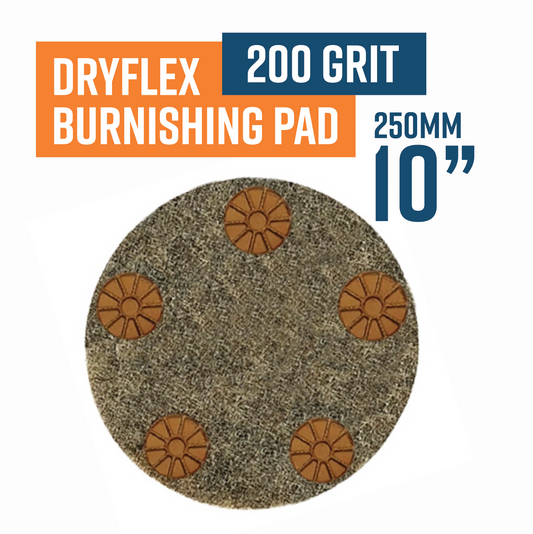 250mm (10") Dryflex Pad 200 grit