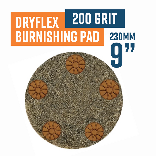 230mm (9") Dryflex Pad 200 grit