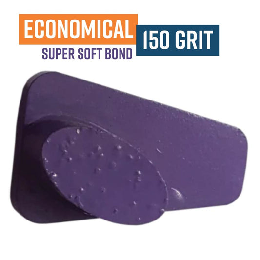 Economical Purple 150 Grit Knock On Diamond Grinding Shoe to suit Schwamborn  2VSK150E (Super Soft Bond)