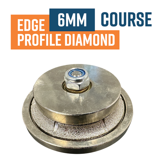 Edge Profile Tool 6mm Radius / Concrete Router Coarse grit