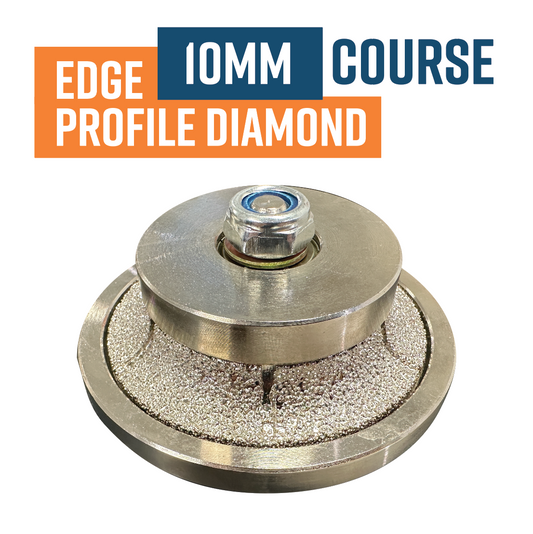 Edge Profile Tool 10mm Radius / Concrete Router  Coarse grit