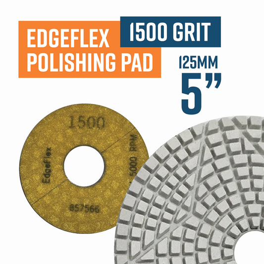 5" 125mm Edgeflex Halo Resins 1500 grit