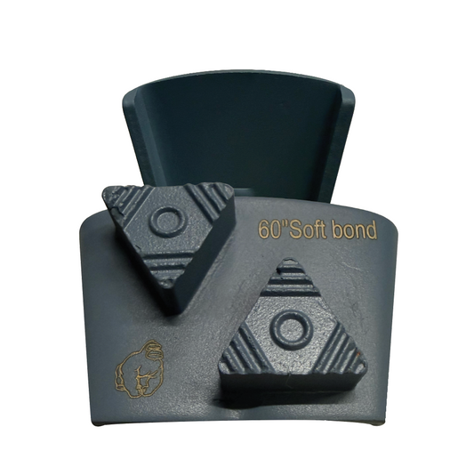 EZY CHANGE Double Segment - 60 Grit - Soft Bond - Grey - HTC Style