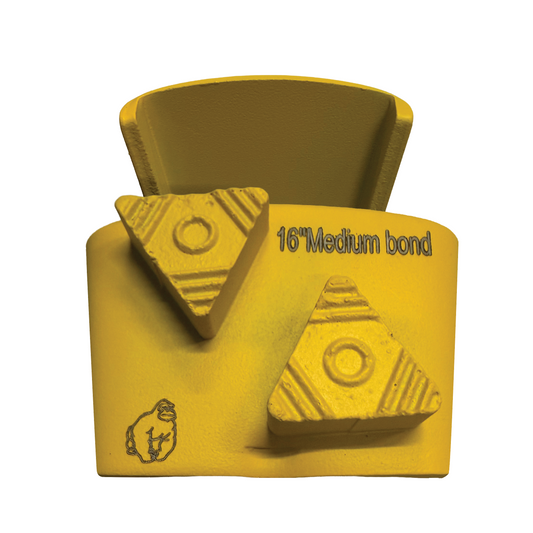 EZY CHANGE Double Segment - 16 Grit - Medium Bond - Yellow - HTC Style