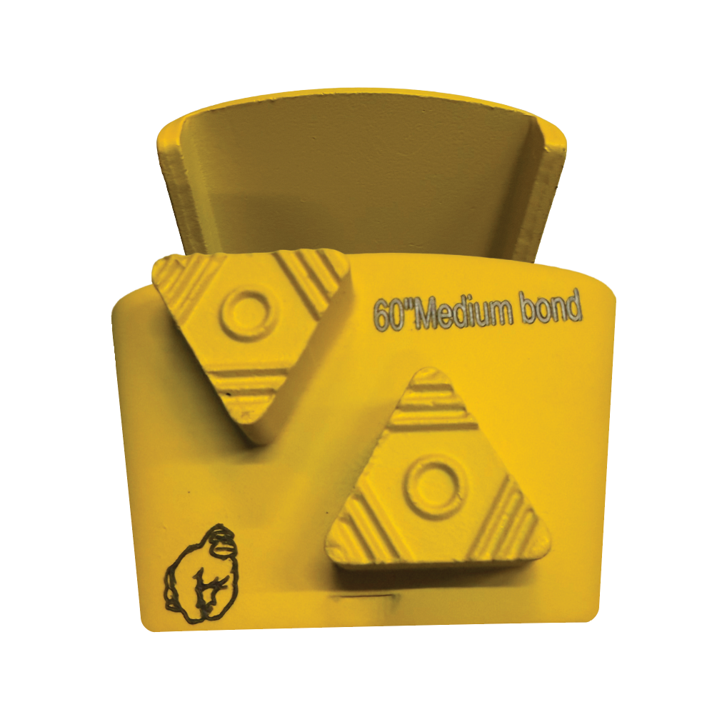 EZY CHANGE Double Segment - 60 Grit - Medium Bond - Yellow - HTC Style