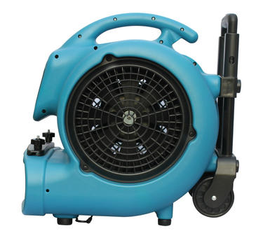 1HP Air Mover / Dryer with Wheels and Handles Multipurpose Air Mover/ Dyrer (ABS Housing) Heavy Duty, 12.6kg, Wheels & Luggage Handle, Rated Airflow 3200 CFM, 700 W, 2.9Amp, 3 speed, 4 position, Carpet Clamp