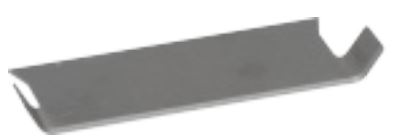 Roll Blade 250 x 80 x 2mm Hardened Steel, U-shape, Bevel Up, Type A, for Roll RO3