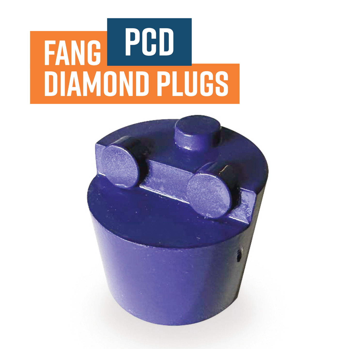 Fang PCD Morse Tapered Grinding Plug