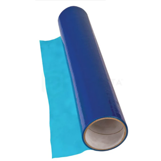 Glass Protection/ Window Film Roll 1220mm wide x 100m long roll. Do Not apply to Tinted or Treated face of Glass