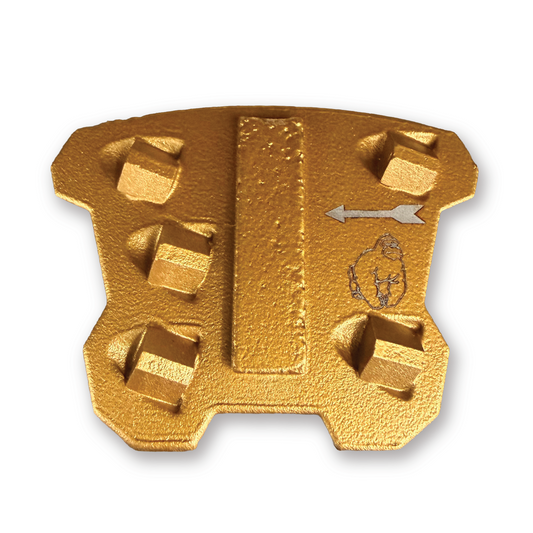 GRATER PCD - GOLD Left Direction- Schwamborn Knock-on Shoe