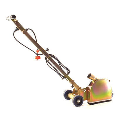 200mm Concrete Joint Saw / Crack Chasing Saw Trolley (includes shroud, dolly only)

(Must use Metabo 24-230 Grinder)
Note: Must use Metabo W 24-230 MVT 606467190 w Dead Mans Switch