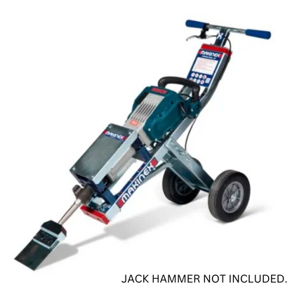 Makinex Easy Hammer Jackhammer Trolley - Mega Chipper Tile Smasher connects to most Jackhammer models including Hitachi, Bosch, Dewalt, Hilti, Makita (Does not include the jackhammer or accessories)