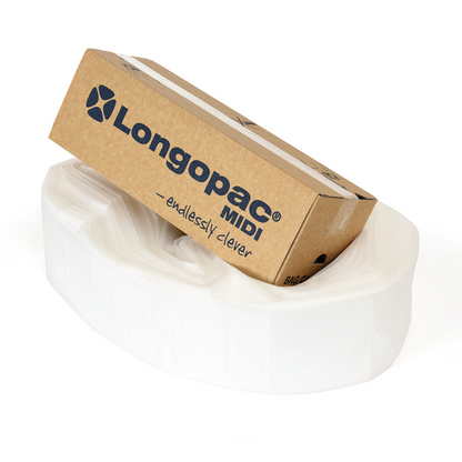 Longopac MIDI Continuous Vacuum Bag to suit DC5900 and Storm Vacuums. Includes 1x 25 Metre bag. 10060