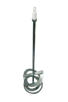 Half Height  MEGA MIXER 200 x 200 helix paddle x 16 mm thread - Use when mixing 2-3 bags only.