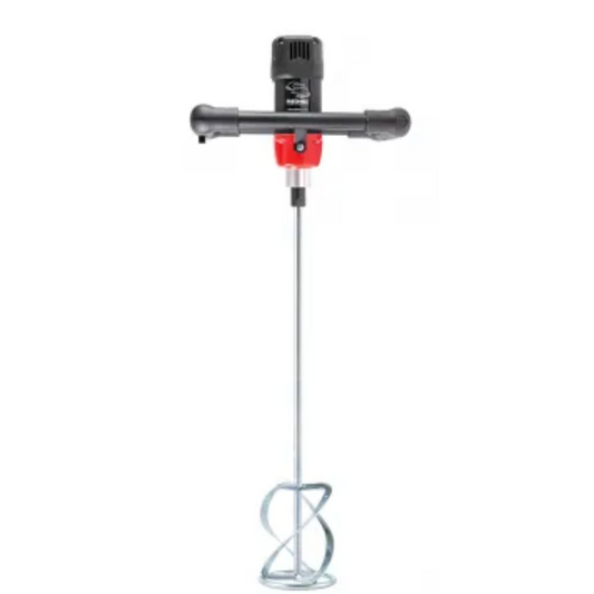 Portamix Handheld EM125S Single Paddle Mixer - 1100 WATTS, Single Speed Gearbox, Variable on the trigger