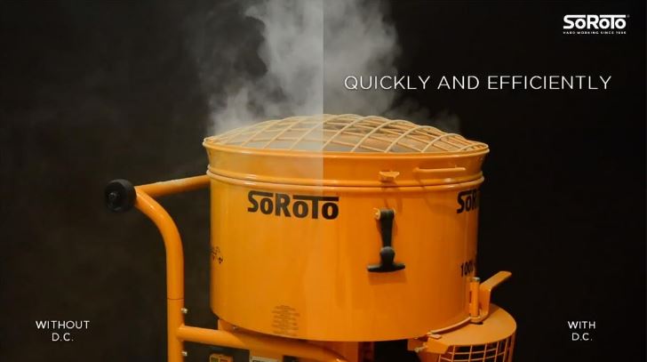 SOROTO Dust Controller attachment to suit 100L Screed Mixers