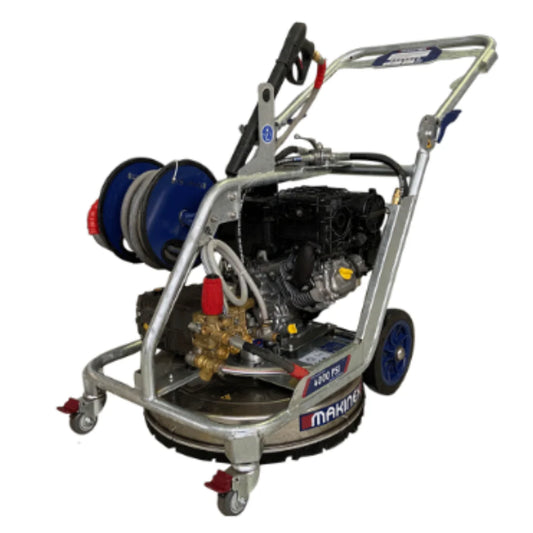 HIRE Makinex DPW-4000 Dual Pressure Washer
Includes rotary head & wand. Requires premium unleaded fuel.