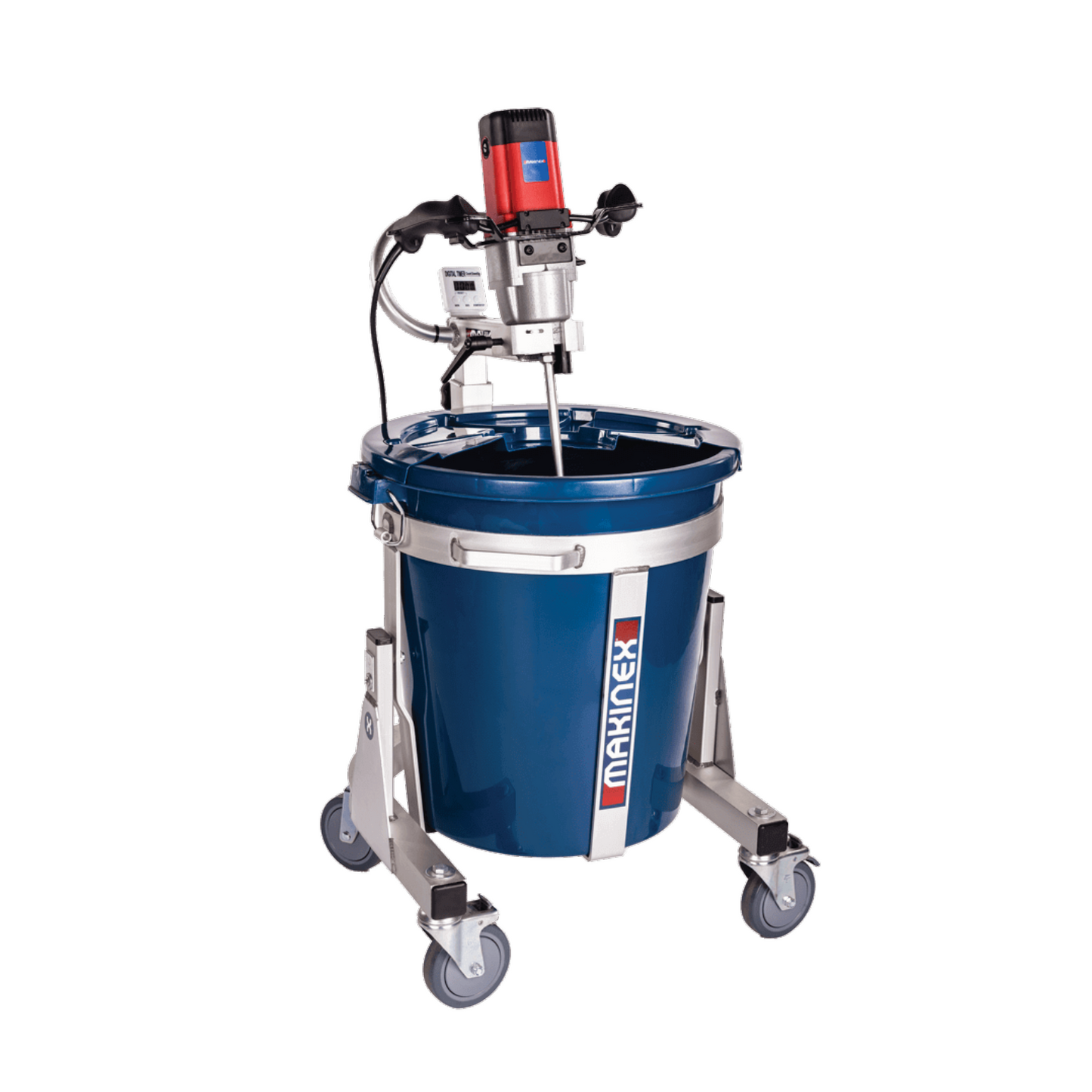 Makinex SmartMixx Mixing Station with Makinex Mixer, Bucket, Paddle & Dust Lid