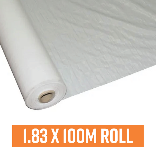 Polyweave Protection Cover Roll - 13Kg, 1.83m x 100m (thickness: 80gsm)