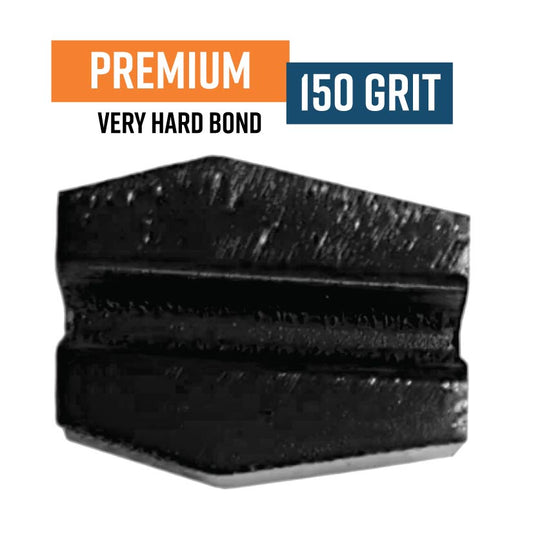 Premium Black 150 Grit Knock On Diamond Grinding Shoe to suit Schwamborn GC150 (Hard Bond) (DISC)