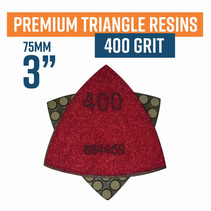Premium Triangle Resin 400 grit ( 724470 ) – All Preparation Equipment