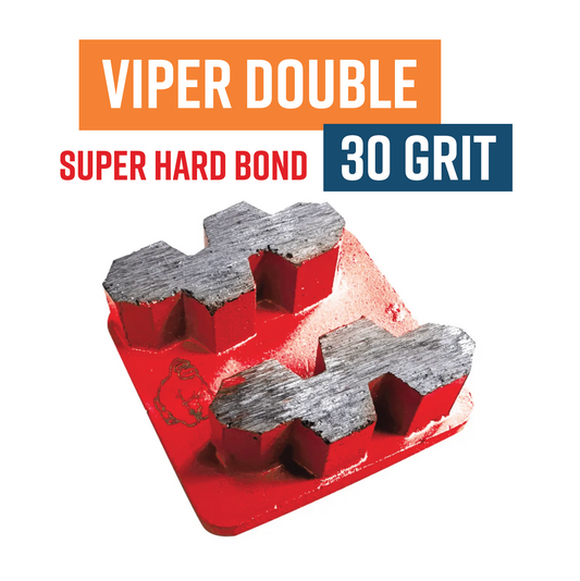 REDILOCK VIPER Double Segment - 30 Grit - Super Hard Bond Red