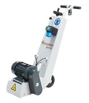 Schwamborn 201 Scarifier, Electric, 5 point tungsten carbide cutters, 2.2 Kw motor, 74kg, dust connection 50mm, works up to the edge 45mm.