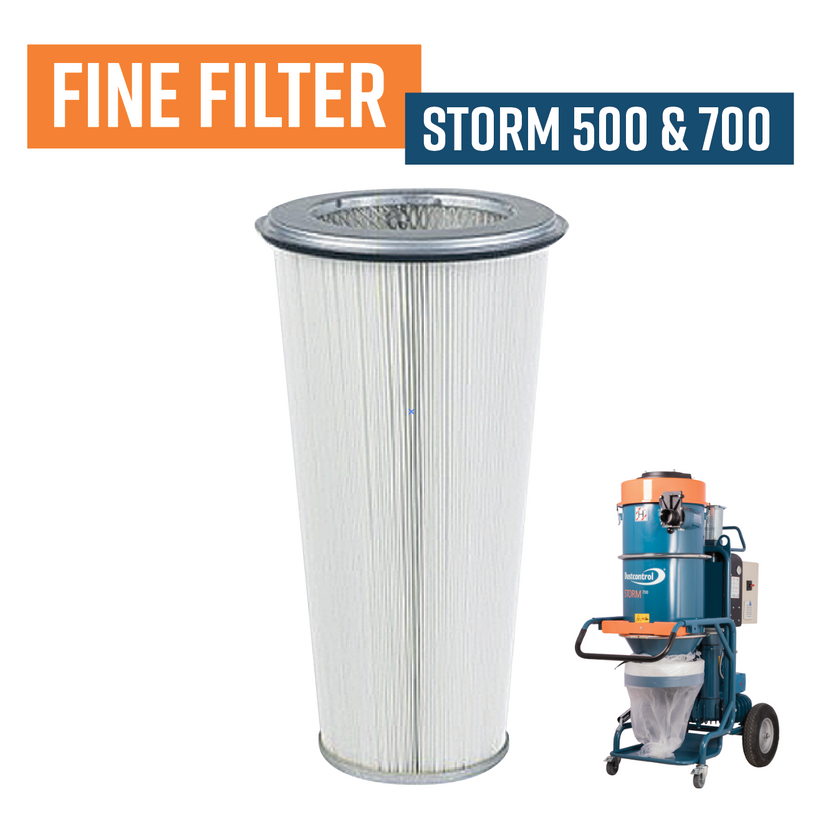 Dustcontrol Polyester Fine Filter for Storm 500 and Storm 700 Vacuums ...