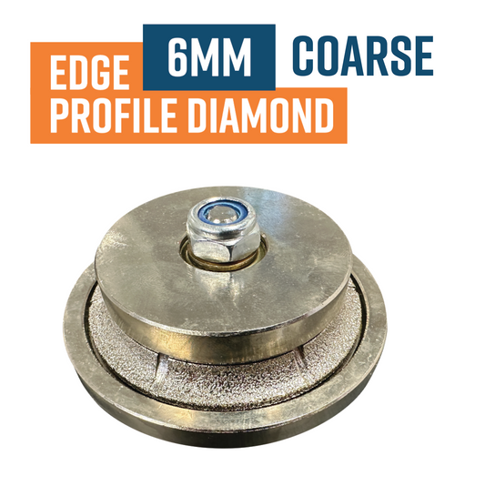 Edge Profile Tool 6mm Radius / Concrete Router Coarse grit