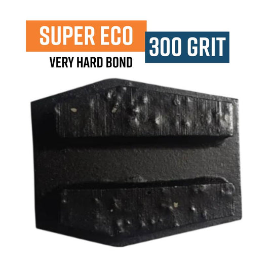 Super Eco Black 300 Grit Redi Lock Style Diamond Grinding Shoe (Hard Bond)  (Discontinued item, available while stock lasts - no returns accepted)