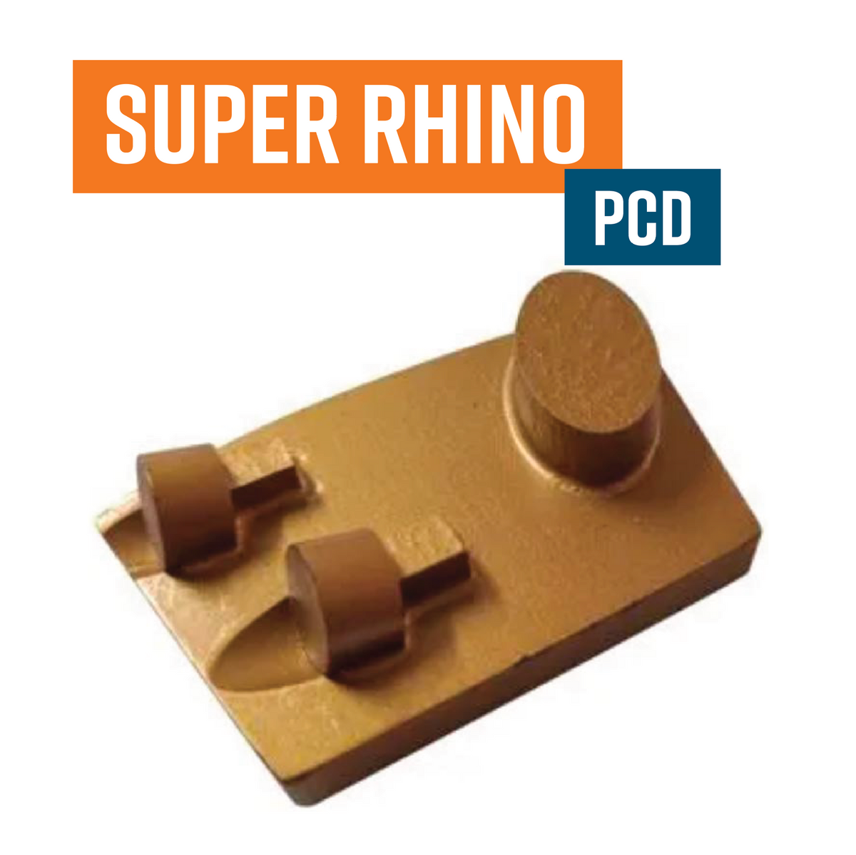 Shoe Pcd File REDILOCK Super Rhino III PCD Gold Diamond Grinding Shoe (Removing thic ...