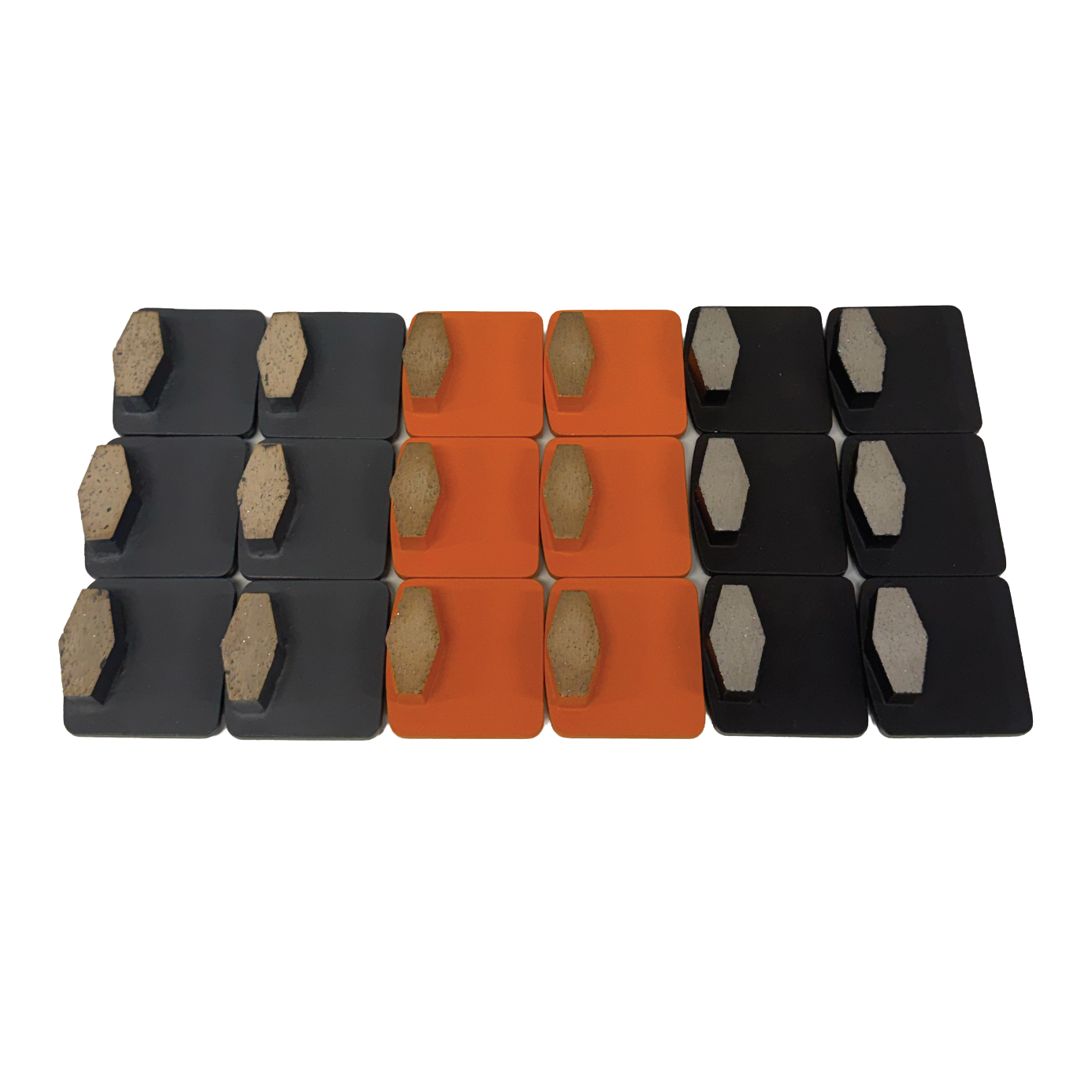 REDILOCK Diamond Starter Kit - TRADE - Sets of 6x Soft, Medium, Hard 30 Grit